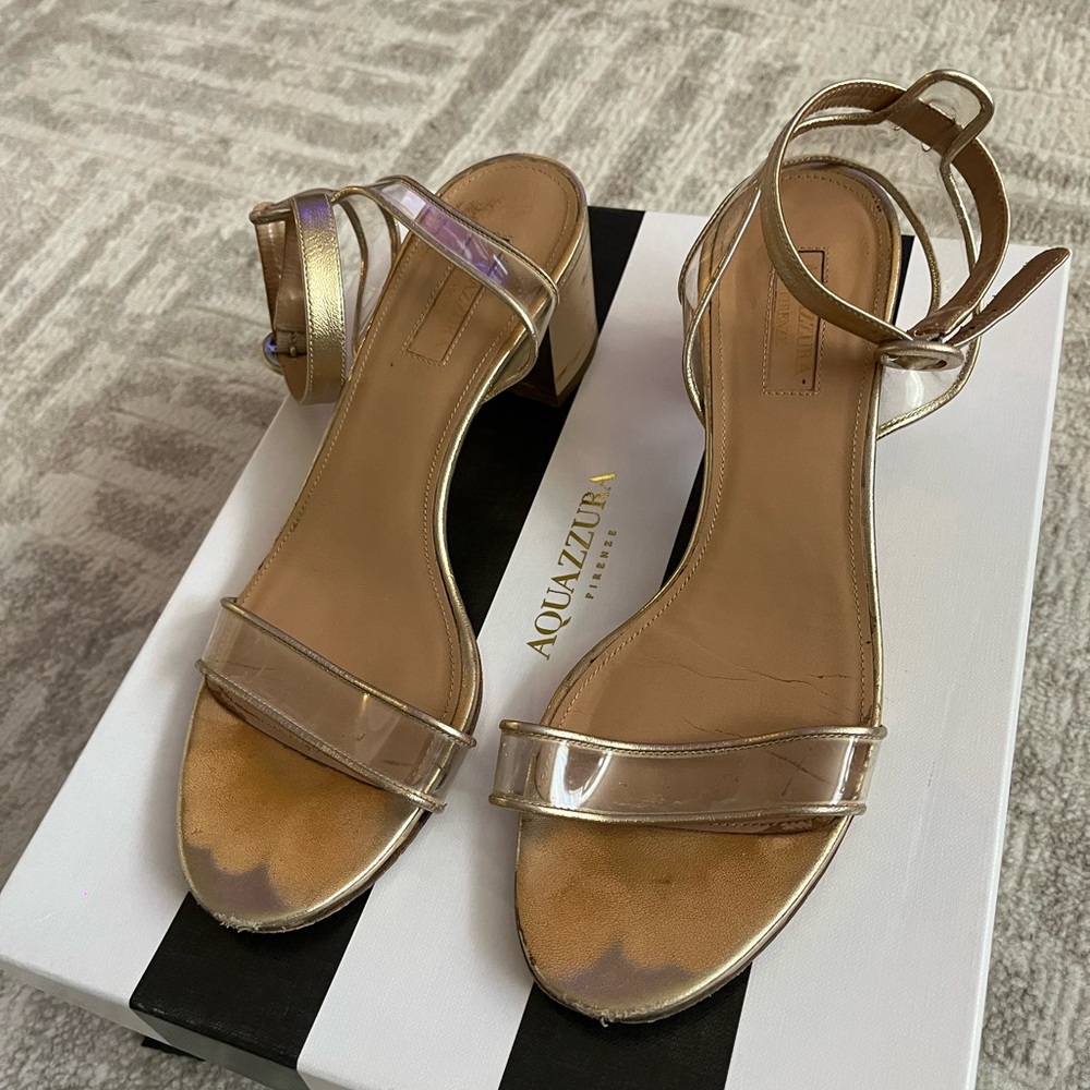 Aquazzura Gold Women's Sandals